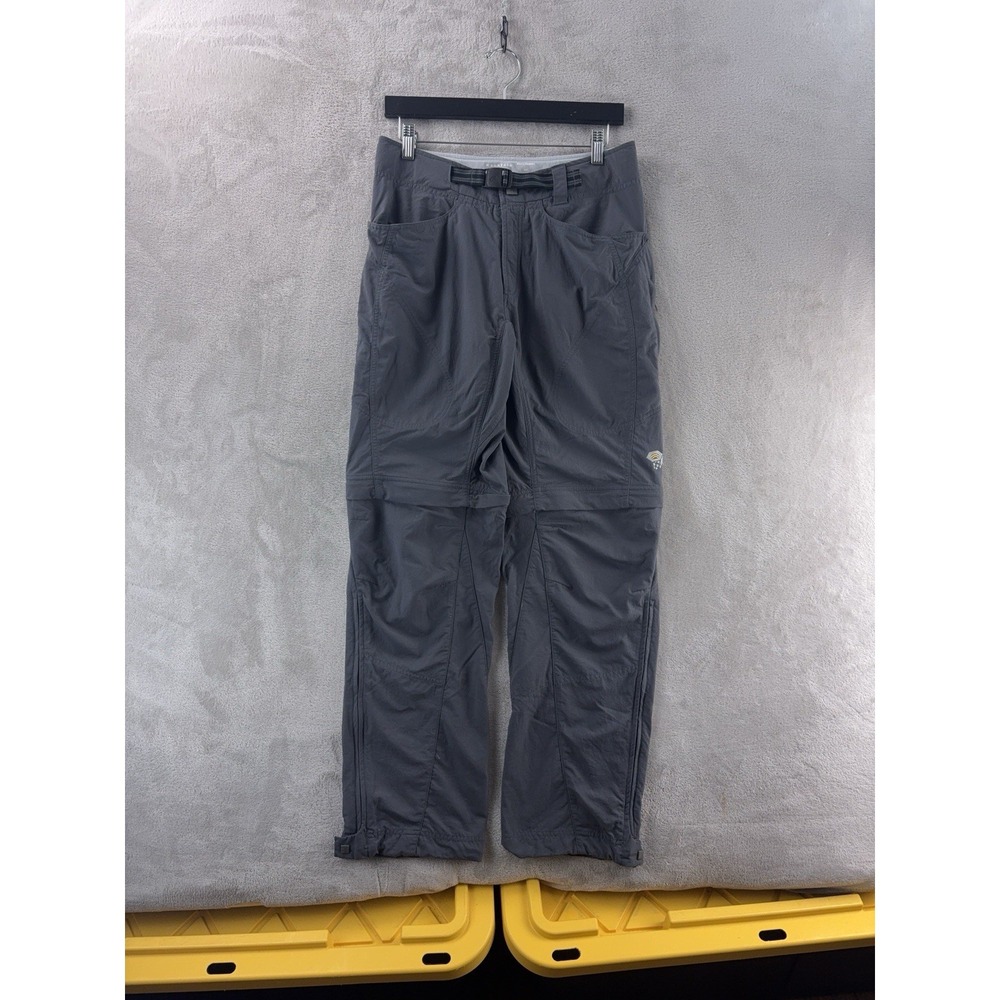 Mountain Hardwear Rambler Convertible Pants Mens Size Small Gray Zip Off